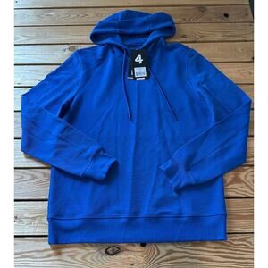 NWT $118 Four Laps Latitude Waffle Hoodie Size Medium Men’s Blue